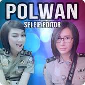 Polwan Cantik - Selfie Editor