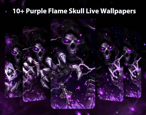 RoyaltyFree photo Digital wallpaper of purple flame  PickPik