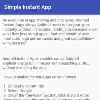 Simple Instant App