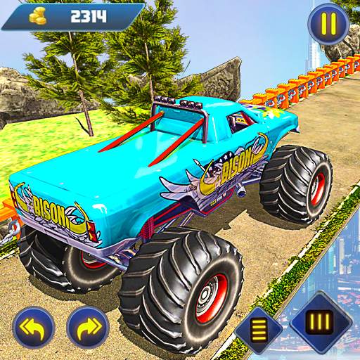 Monster Truck Mountain Stunt