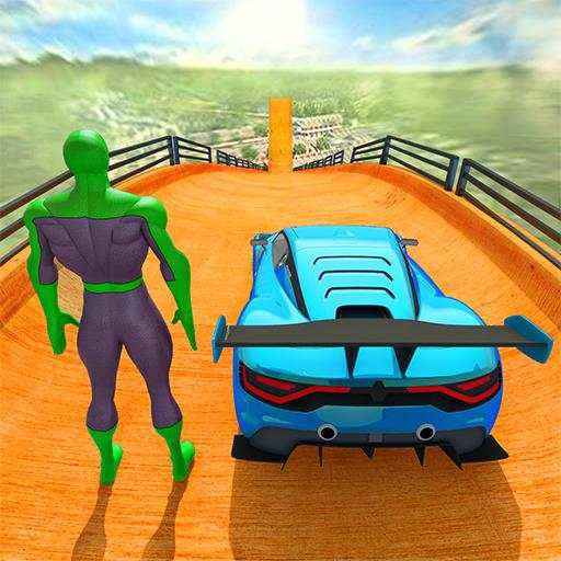 Superhero Car Games GT Racing Stunts - Game 2021