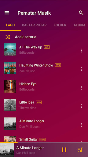 Pemutar Musik - MP3 Player, Music Player screenshot 2