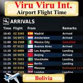 Viru Viru Airport Flight Time on 9Apps