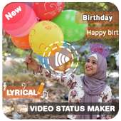 Birthday Photo Lyrical Video Status Maker on 9Apps