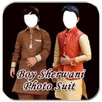 Boy Sherwani Photo Suit on 9Apps