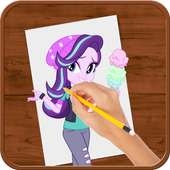How to Draw :Equestria Girls on 9Apps