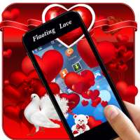Floating Love Fall & Theme Pattern Lock Screen