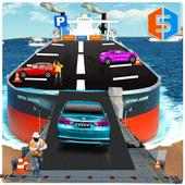 auto parking  barco de carga