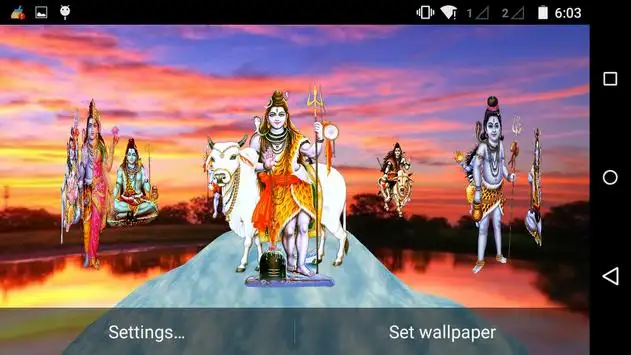shiva 3d live wallpaper - 9Apps
