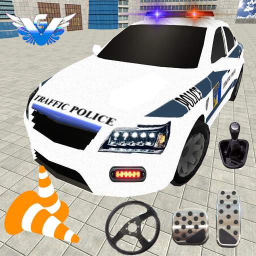 US Police Car Parking: Free Parking Games