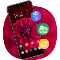 Red Flower Blossom Beautiful theme for REDMI Y2