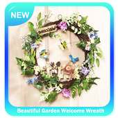 Beautiful Garden Welcome Wreath