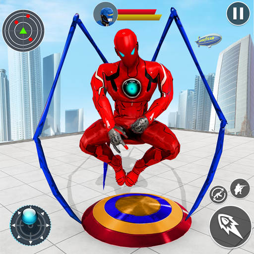 Cyber Rope Hero in Spider Game