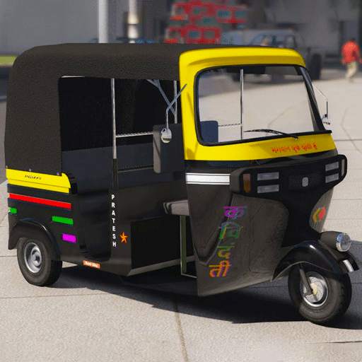 Indian Modern Rickshaw Drive