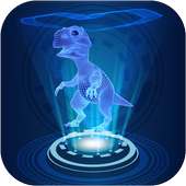 Jurassic Dinosaur Hologram 3D Simulator