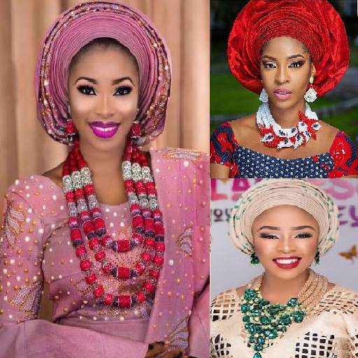 Aso Ebi Jewelry Accessories & Make Up Style