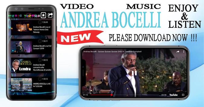 Video MP3 Andrea Bocelli APK Download 2024 Free 9Apps