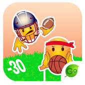 GO Keyboard Sticker NFL Emoji on 9Apps