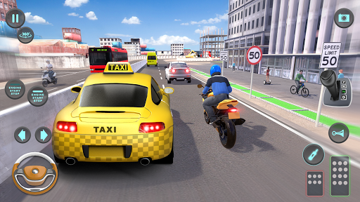 Simulatore di guida in taxi cittadino: Cab Games screenshot 24