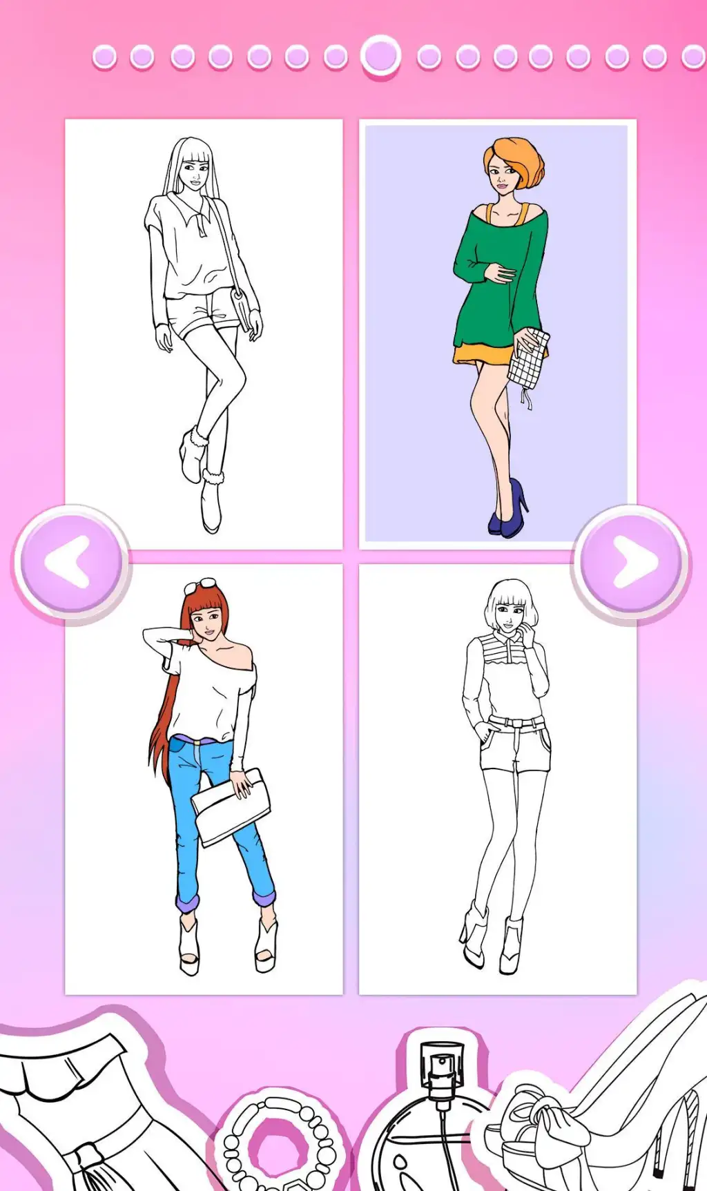 Fashion Coloring Book Screenshot