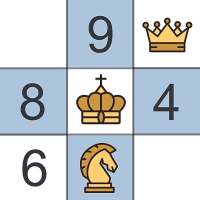 Sudoku d'échecs: roi, reine, chevalier Sudoku