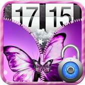 Butterfly Zip Screen Lock on 9Apps