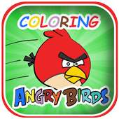 Coloring Book For Angry Birds Go