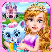 قلعة قصر الأميرة غرفة تنظيف-بنات ألعاب
