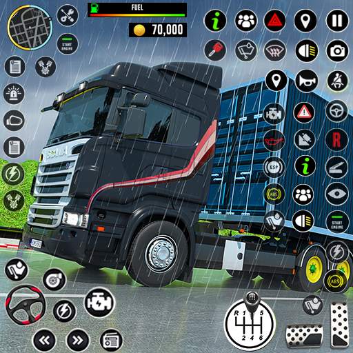 Crazy Car Transport Truck Game
