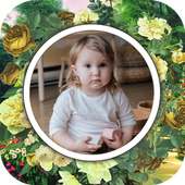 Beautiful Flower Garden Photo Frame Application