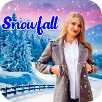 Snow Fall Photo Frame on 9Apps