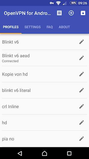 OpenVPN for Android скриншот 3