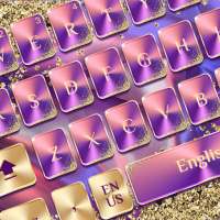 Pink Purple Gold Luxury Keyboard on 9Apps