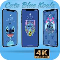 Cute Blue Koala Wallpaper HD