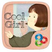 Cool Girl  Go Launcher Theme