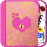 Personal diary with lock