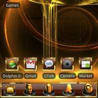 GOLD Go Launcher EX theme