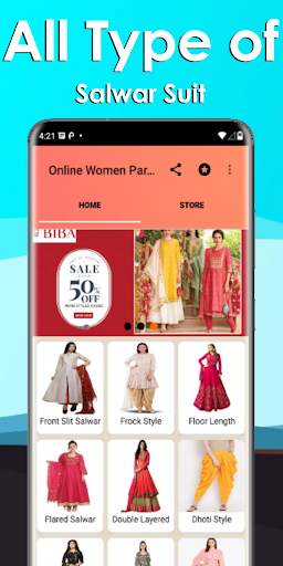 Salwar Suit Online Shopping Flipkart Amazon скриншот 1