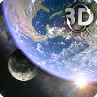 Earth & Moon in HD Gyro 3D Parallax Live Wallpaper on APKTom
