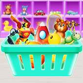 Toy Shop & Market - Buy & Play, Color by Number