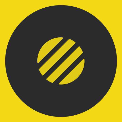 Yellow & Black - A Flatcon Icon Pack