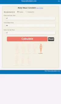 Kibbe Body Type Calculator with measures: How to know my Kibbe