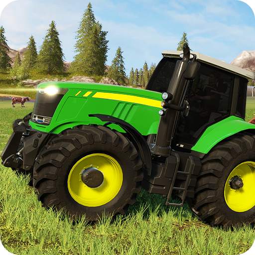 Real Farm Town Farming tractor Simulator Game