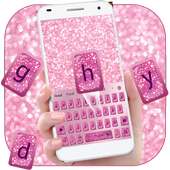 pink glitter keyboard diamond luxury princess