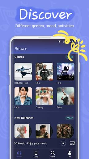GO Music - Offline & online music, free MV, MP3 screenshot 3