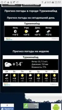 Погода В Туркменистане На Андроид App Скачать - 9Apps