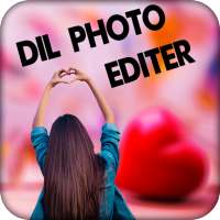 Dil Camera Blur Maker :christmas stickers photo