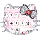 Cute Pink Kitty Keyboard on 9Apps