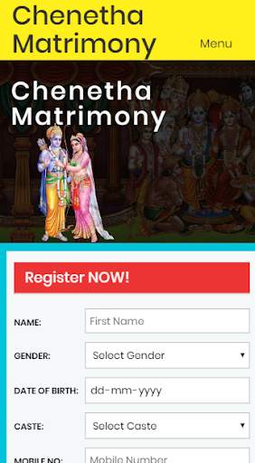 Chenetha Matrimony 1 تصوير الشاشة