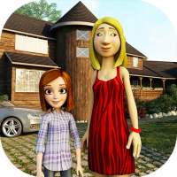 Virtueller Muttersimulator Familienspiel glücklich